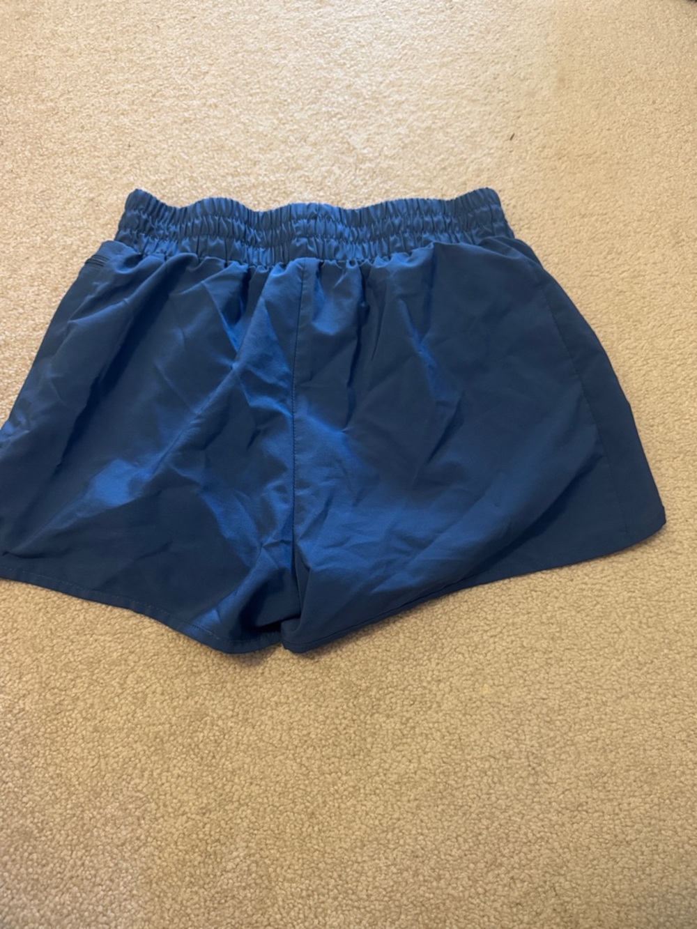 Amazon Women’s Royal Blue Elastic-Waist Athletic Shorts